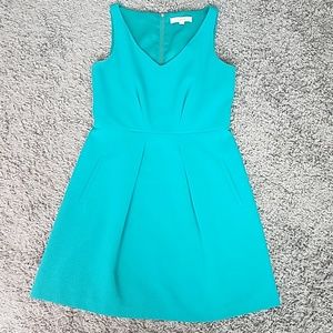 Ann Taylor Loft Teal Dress size 6